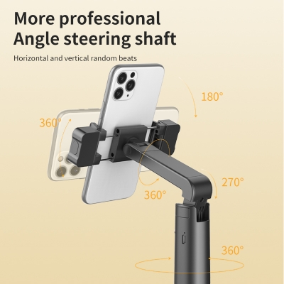 A100-Selfie Stick Gimbal Stabilizer 360 Rotation Tripod with Auto Face Tracking & Remote for Smartphone Tiktok Vlog Youtuber Liveshow