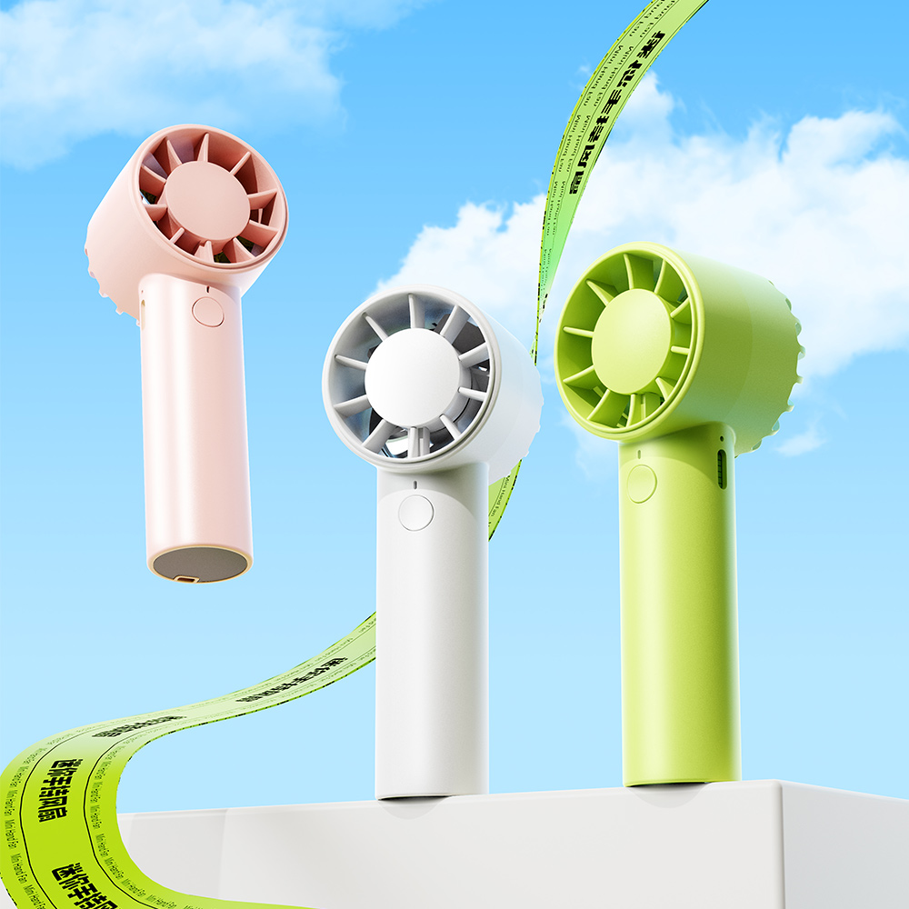 F32 Best-selling Quiet-operation Popular Mini Handheld Fan Easy to Carry Without Burden Pocket-sized Surging Wind Force Handheld Fan