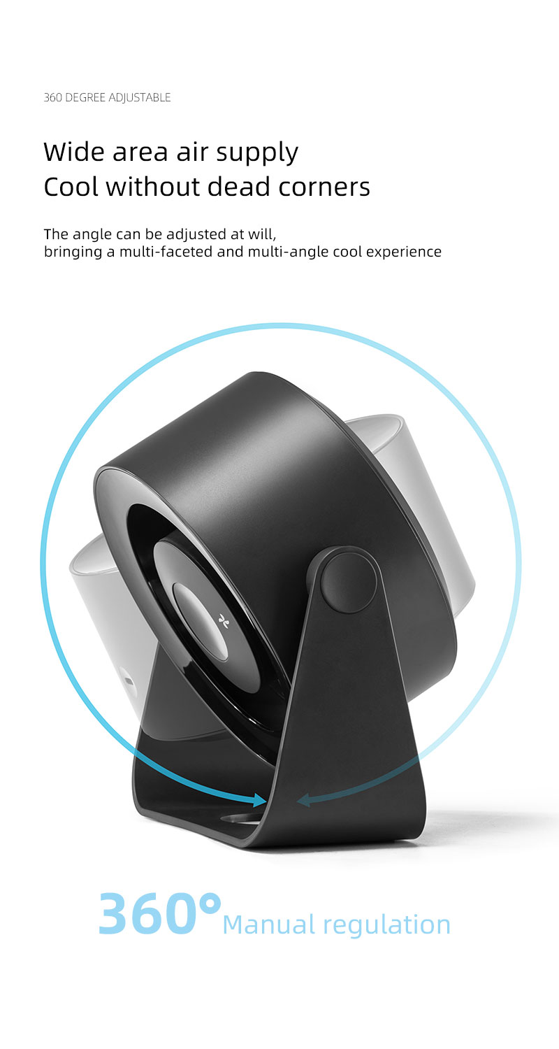 2026 Popular Multi-function Desktop Fan with Digital Display Multi-angle Adjustable Quiet Operation Fan with Wall-mounted Base - Image 11