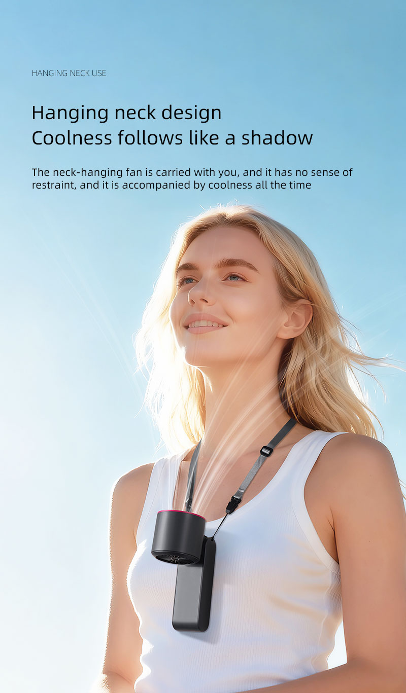 Latest Best-selling Foldable Handheld Fan with High Definition Digital Display Surging Wind Refrigeration Function Portable Fan - Image 13