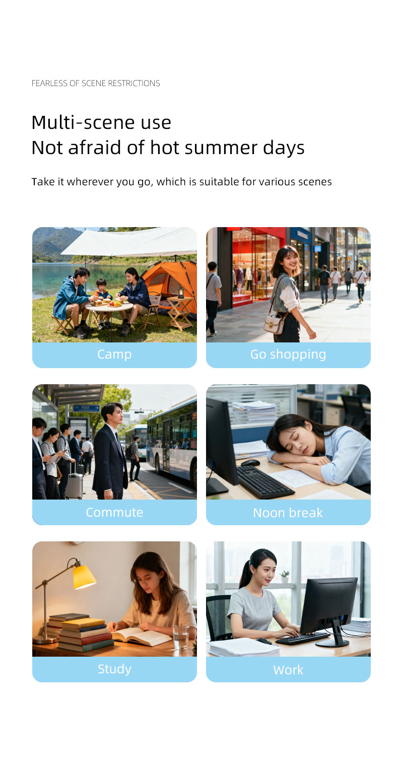 F22Y Popular Transparent Shell Mini Handheld Fan USB Rechargeable and Battery Fan Compact and Portable Fan with Colorful Light - Image 13