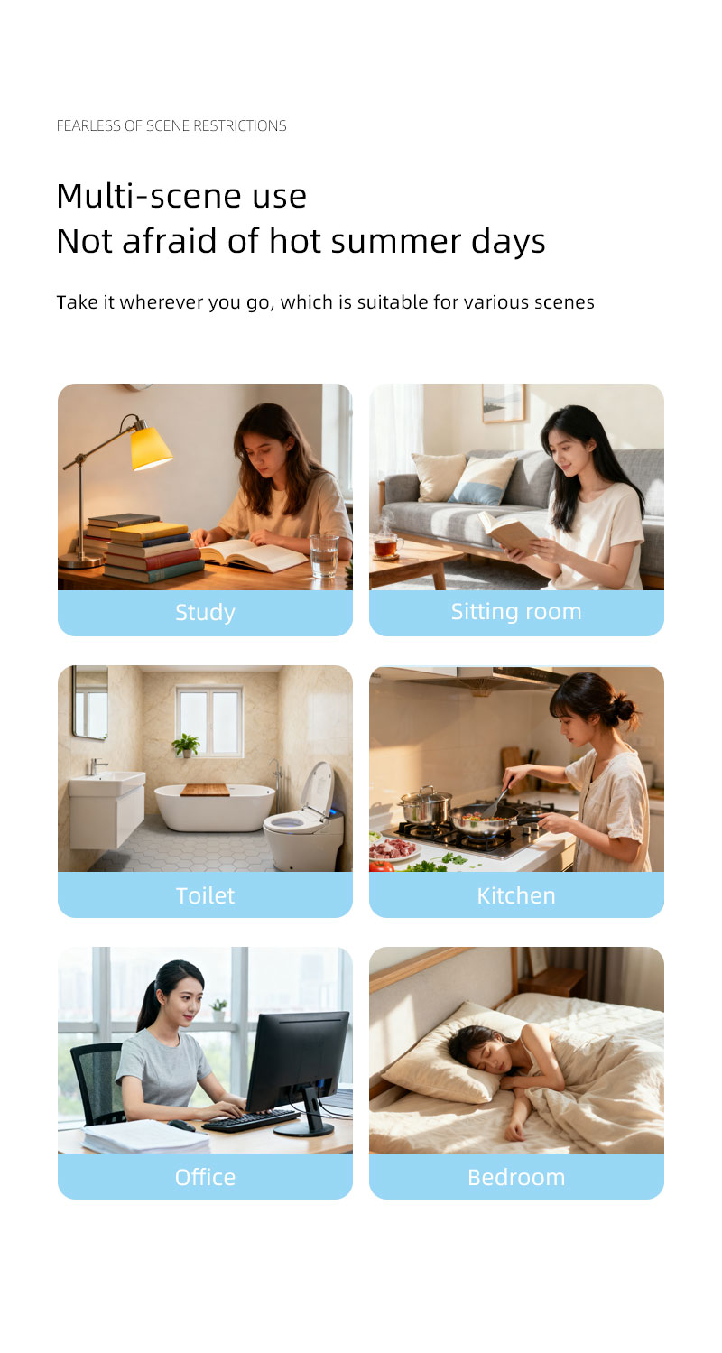 2026 Popular Multi-function Desktop Fan with Digital Display Multi-angle Adjustable Quiet Operation Fan with Wall-mounted Base - Image 17