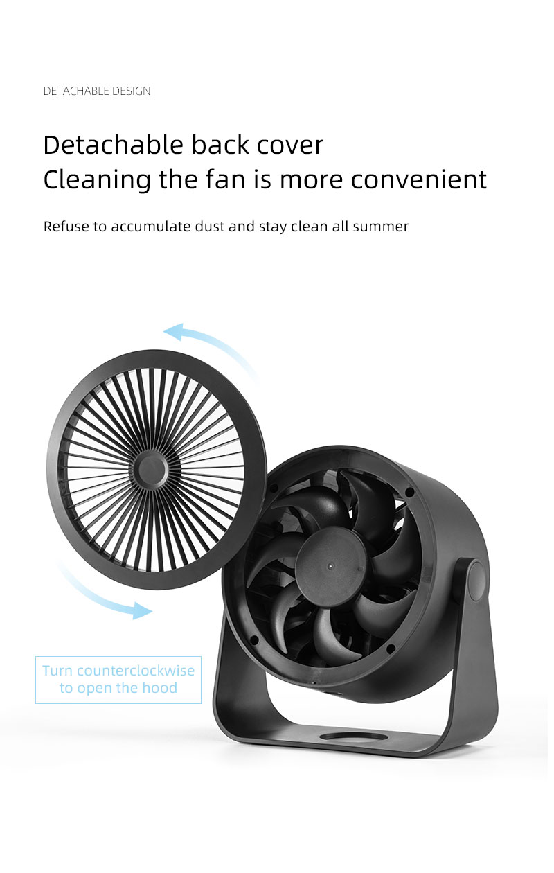 2026 Popular Multi-function Desktop Fan with Digital Display Multi-angle Adjustable Quiet Operation Fan with Wall-mounted Base - Image 18