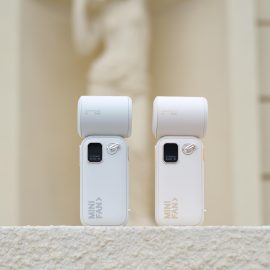 C06 Dense Mesh Cover Safe Design Handheld Fan Portable Pocket-size High-speed Electric Fan Simple-Designed Minimalist Stylish Cooler