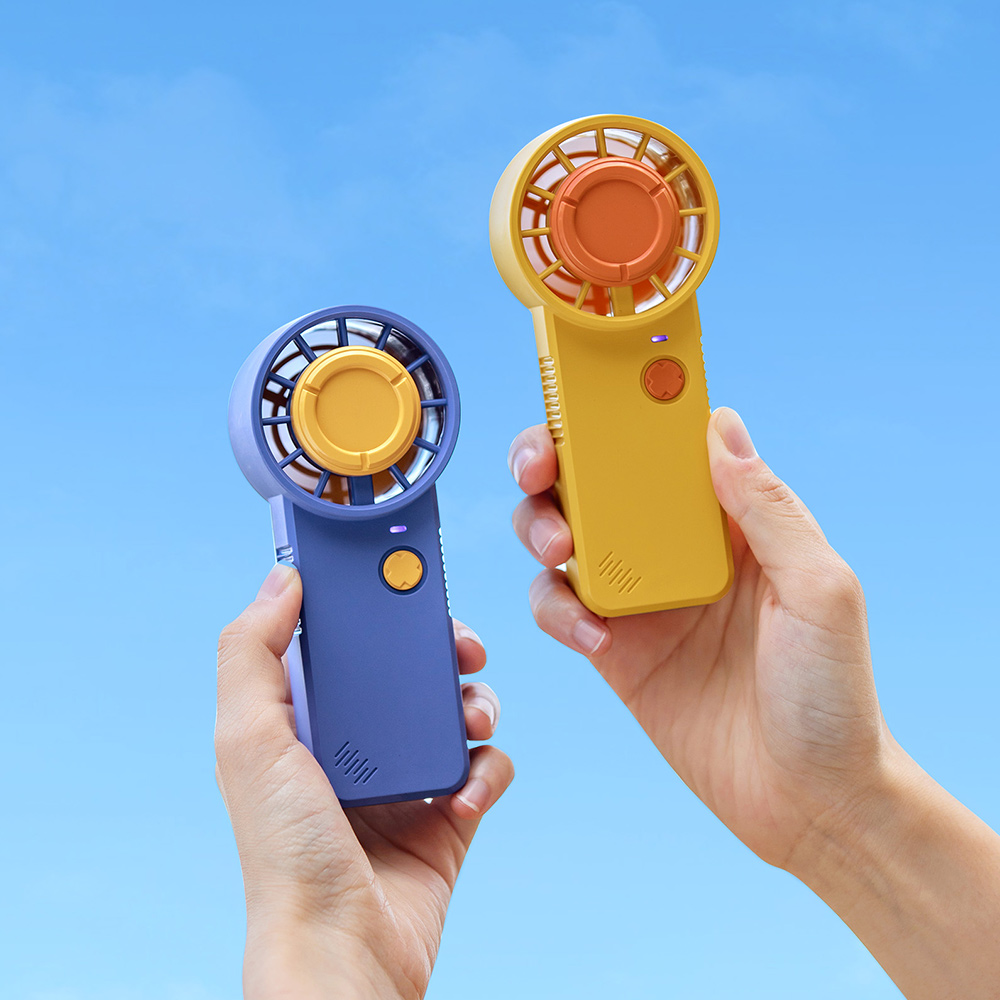 F29 Portable and Lightweight Strong Wind Force Handheld Fan Long-lasting High-capacity 1200mAh Battery-powered 3-gear Adjustable Fan - Image 9