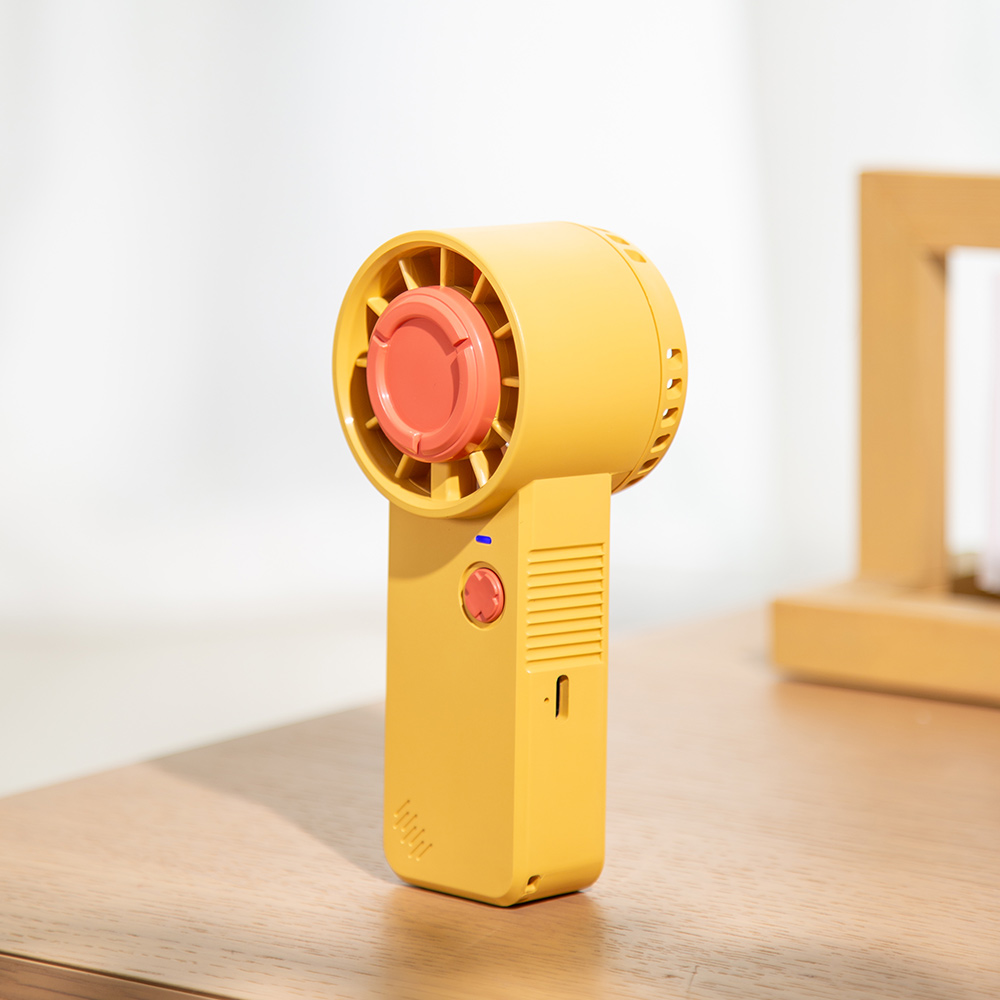 F29 Portable and Lightweight Strong Wind Force Handheld Fan Long-lasting High-capacity 1200mAh Battery-powered 3-gear Adjustable Fan - Image 6