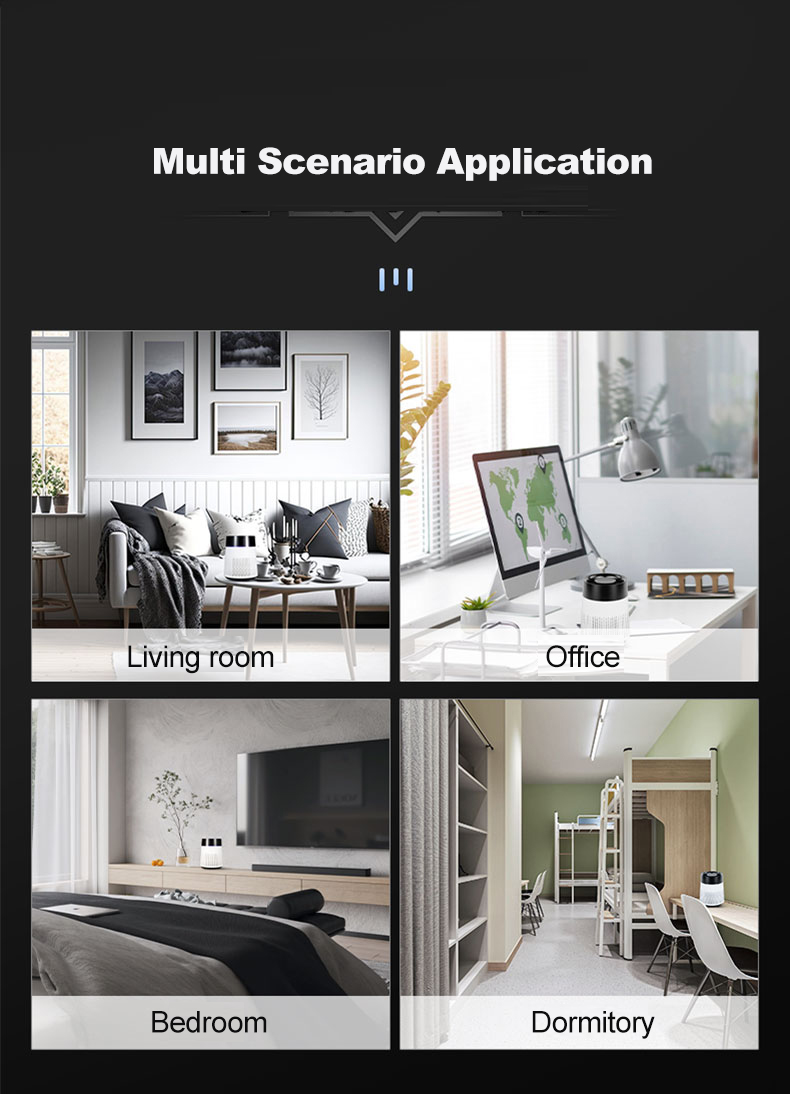A20 2025 Efficient Smart-sensing Portable Air Purifier Powerful-purification Precision-monitoring Multi-functional Air Purifier - Image 11