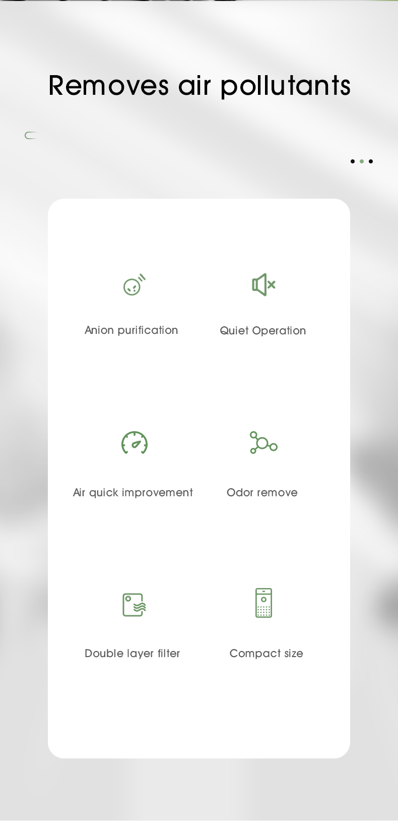 A1 High Efficiency Purification Air Purifier Lightweight and Portable Air Purifier Car Desktop Compatible Space-saving Air Purifier - Image 3