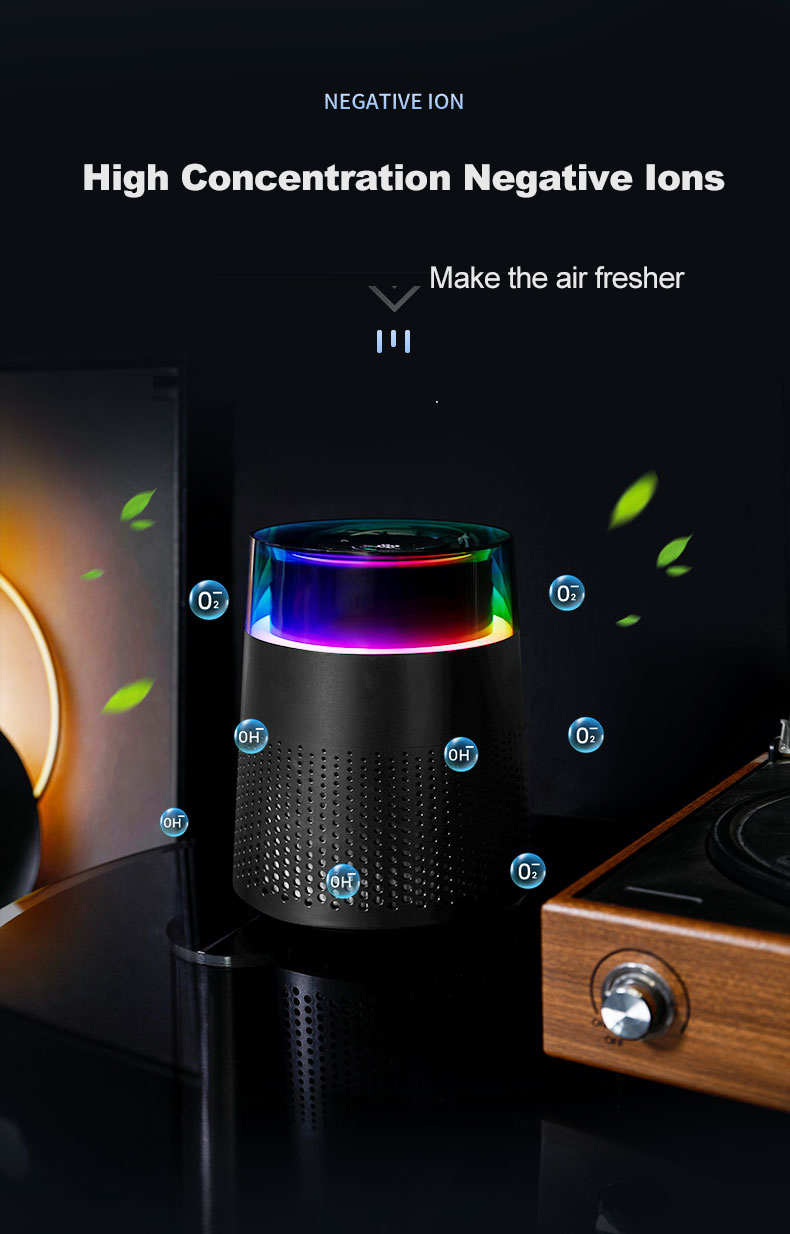 A20 2025 Efficient Smart-sensing Portable Air Purifier Powerful-purification Precision-monitoring Multi-functional Air Purifier - Image 5