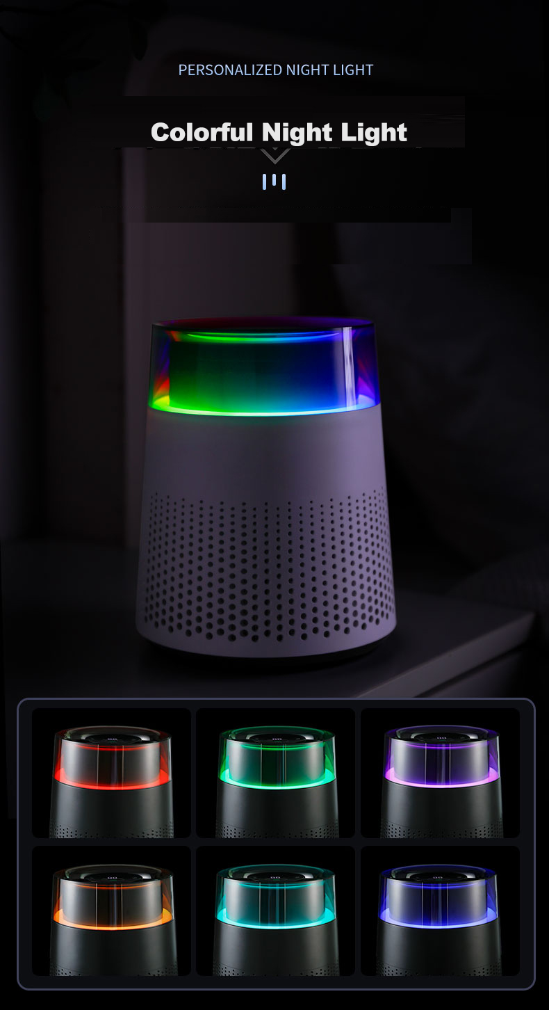 A20 2025 Efficient Smart-sensing Portable Air Purifier Powerful-purification Precision-monitoring Multi-functional Air Purifier - Image 9