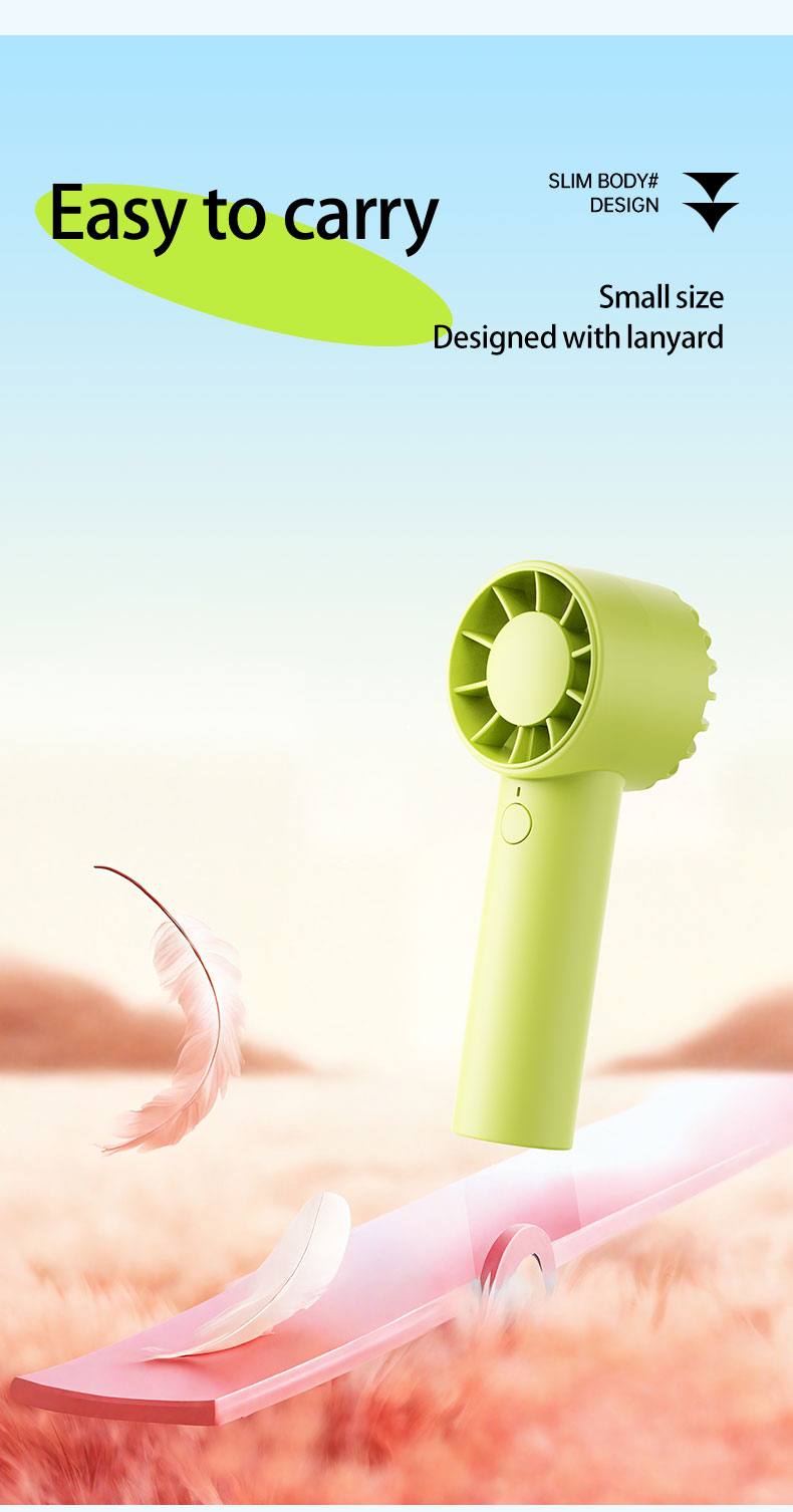 F32 Best-selling Quiet-operation Popular Mini Handheld Fan Easy to Carry Without Burden Pocket-sized Surging Wind Force Handheld Fan - Image 5