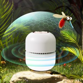 P5 New Convenient Mosquito Killer Ultrasonic Waves Insect Repellent Healthy and Pollution-free Mosquito Killer with Night Light
