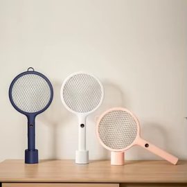 P3 2025 Popular Best-selling Potable and Lightweight Mosquito Killer Handheld and Desktop Mosquito Swatter with Anti-mosquito Lamp