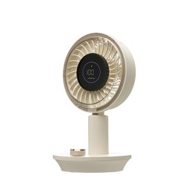 F614 New Developed Powerful Wind Fan with LED Digital Display Oscillating Low-noise Operation Stepless Speed Regulation Desktop Fan