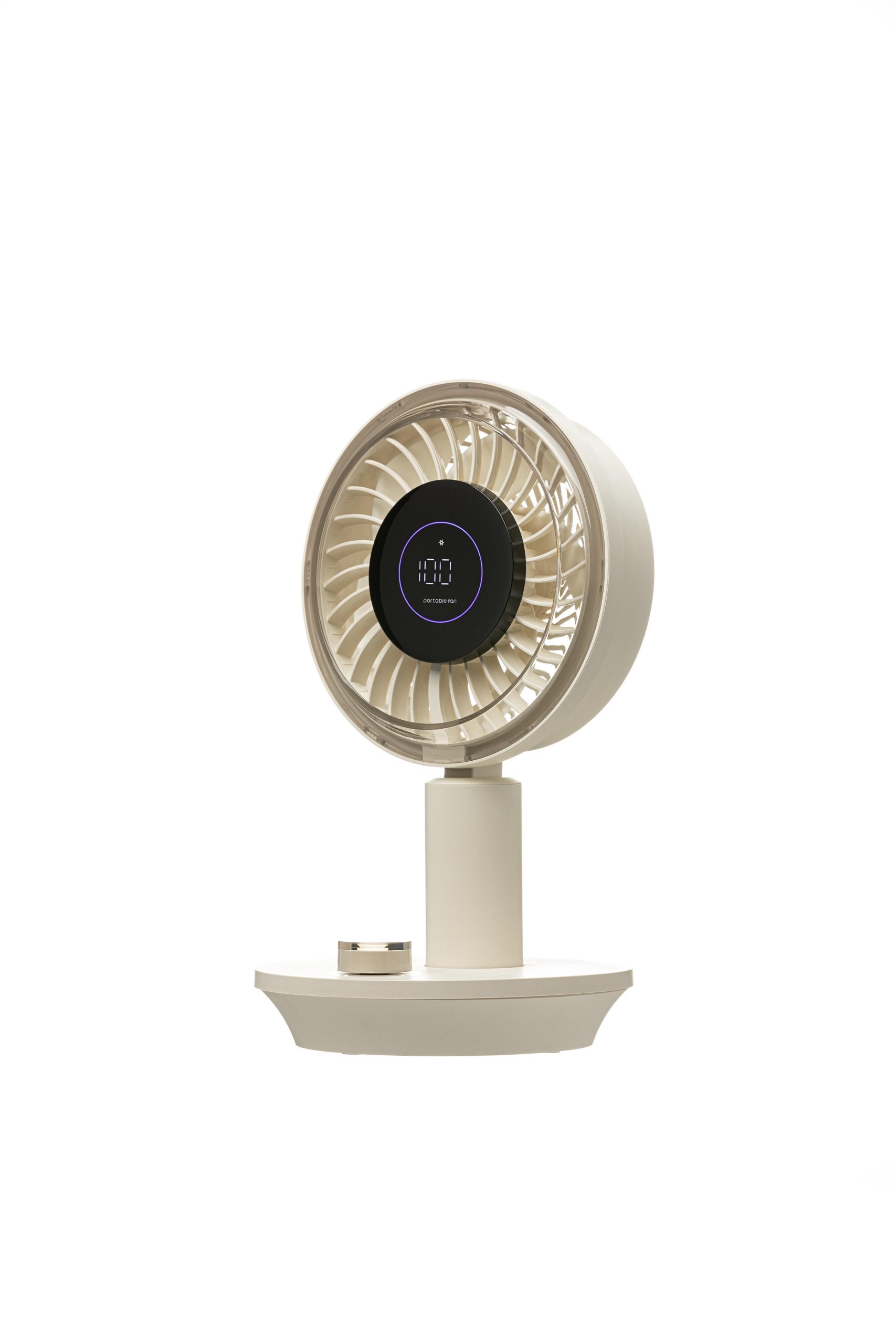 F614 New Developed Powerful Wind Fan with LED Digital Display Oscillating Low-noise Operation Stepless Speed Regulation Desktop Fan