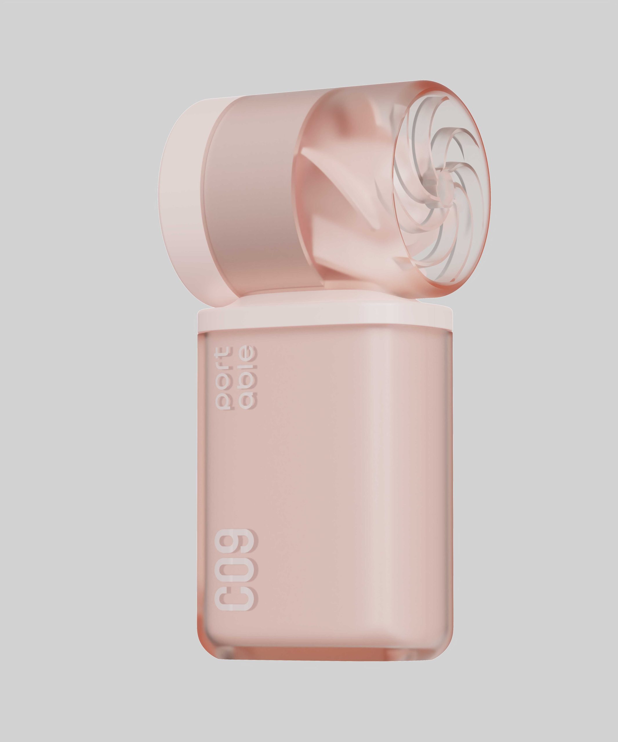 C09 2026 New Developed Mini Handheld Fan with LED Digital Display High-speed Low-noise Operating Fan Portable and Lightweight Fan - Image 3