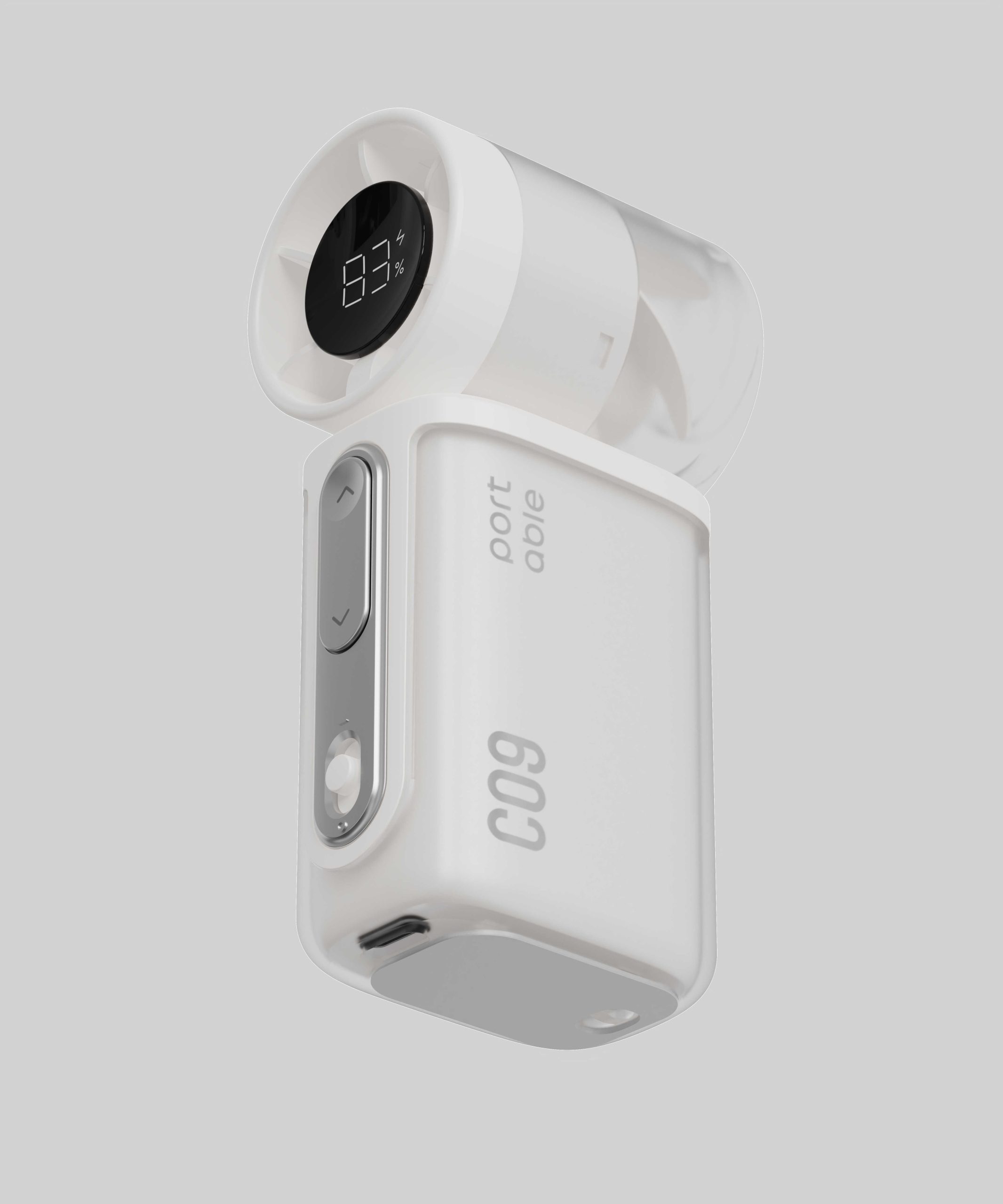 C09 2026 New Developed Mini Handheld Fan with LED Digital Display High-speed Low-noise Operating Fan Portable and Lightweight Fan - Image 6