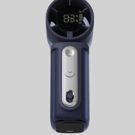 C09 2026 New Developed Mini Handheld Fan with LED Digital Display High-speed Low-noise Operating Fan Portable and Lightweight Fan