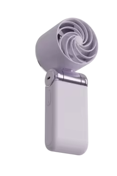 C11Super Practical High-Speed Strong Wind Force Low-noise Operation Handheld Fan Folding Ice Compress Fan with Digital Display - Image 2