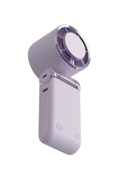 C11Super Practical High-Speed Strong Wind Force Low-noise Operation Handheld Fan Folding Ice Compress Fan with Digital Display - Image 3