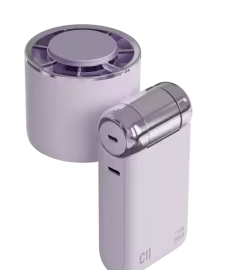 C11Super Practical High-Speed Strong Wind Force Low-noise Operation Handheld Fan Folding Ice Compress Fan with Digital Display