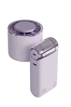 C11Super Practical High-Speed Strong Wind Force Low-noise Operation Handheld Fan Folding Ice Compress Fan with Digital Display