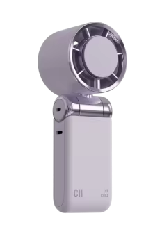 C11Super Practical High-Speed Strong Wind Force Low-noise Operation Handheld Fan Folding Ice Compress Fan with Digital Display - Image 9