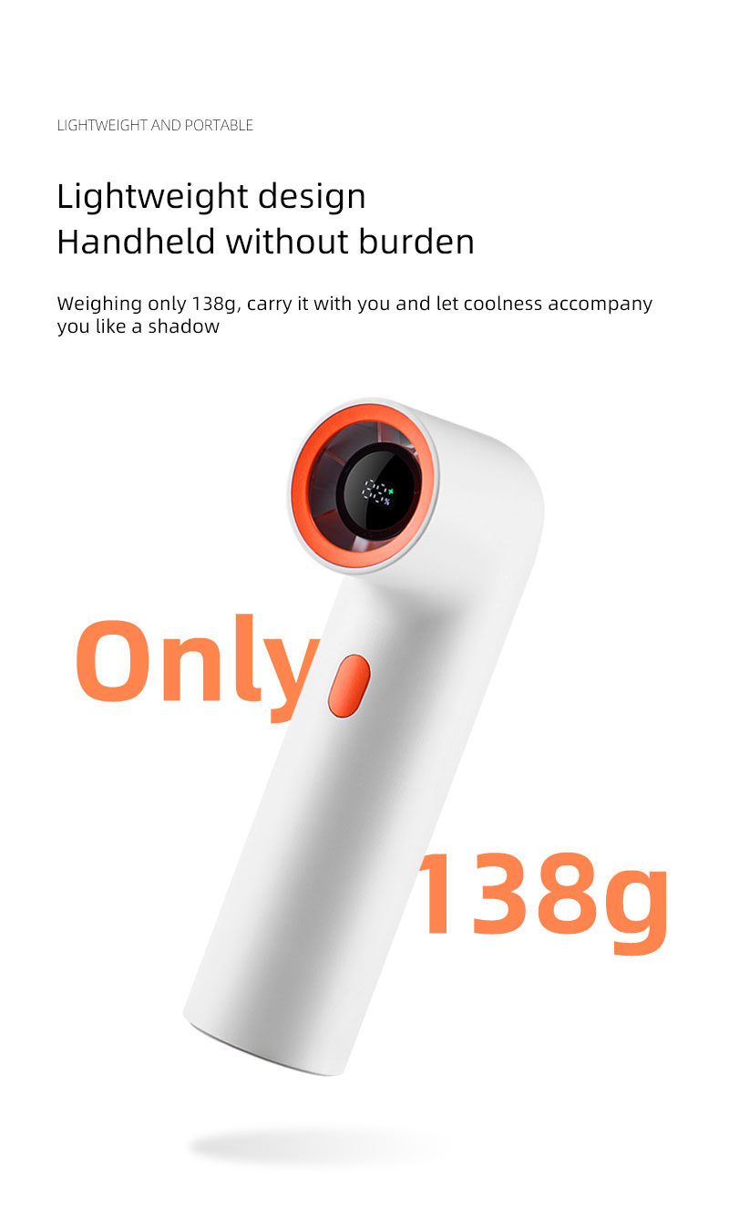 F21Y Attractive-design Appearance Fan Pipe-shaped Unique Appearance Fan with Tiny Digital Display High-speed Motor Powerful Wind Fan - Image 11