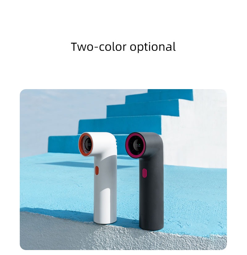 F21Y Attractive-design Appearance Fan Pipe-shaped Unique Appearance Fan with Tiny Digital Display High-speed Motor Powerful Wind Fan - Image 14