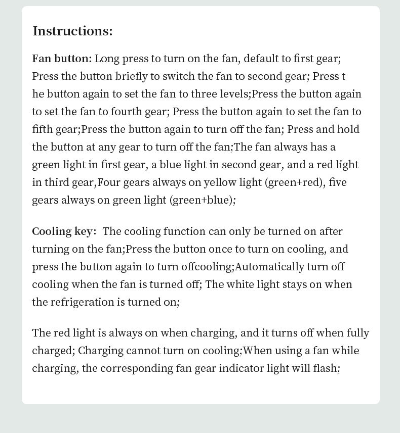 H06 Convenient Handheld Cooling Fan Portable and Lightweight Blower with Carabiner Handheld and Desktop Dual-usable Strong Wind Fan - Image 21