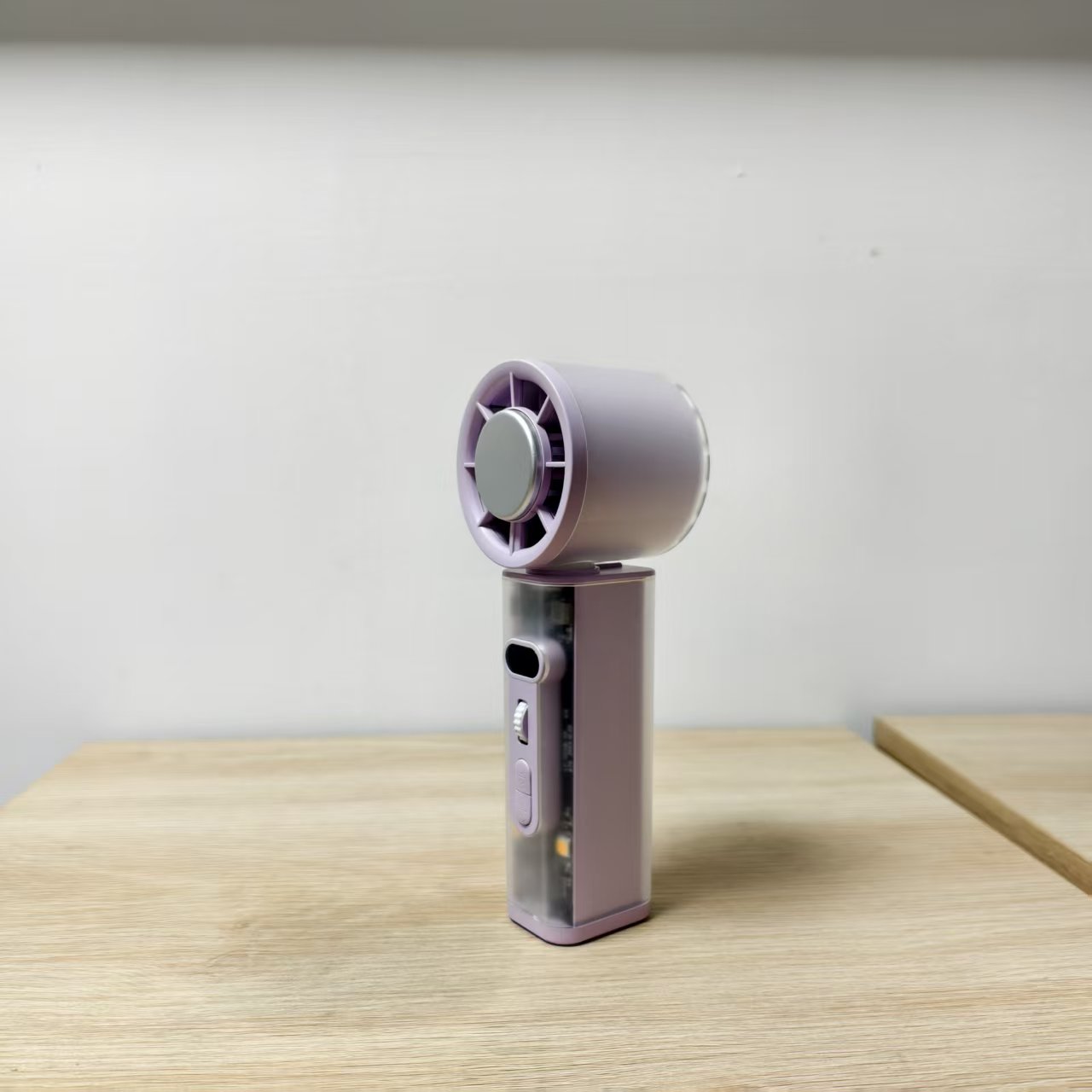 K75 Innovative and Unique Multi-function Handheld Fan Oscillating High-speed Fan with Light and Digital Display Cooling Function Fan - Image 8