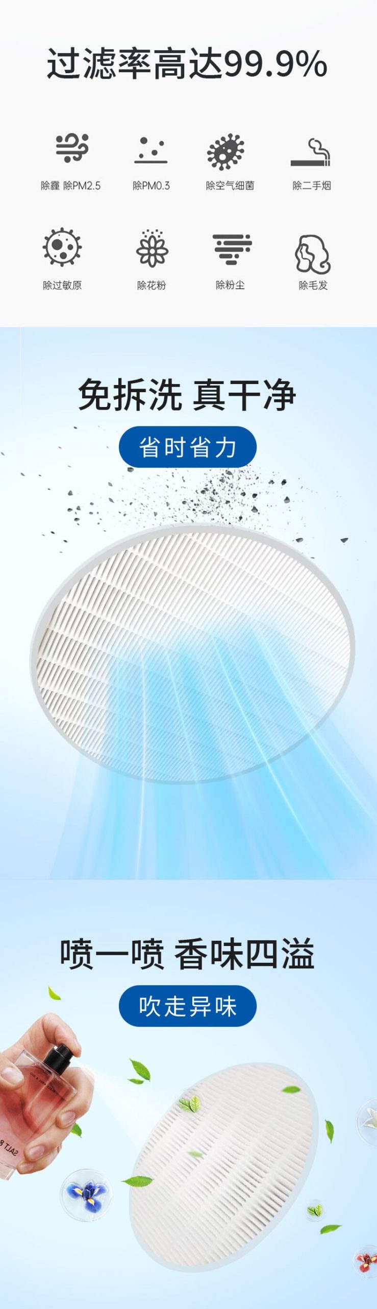 SU6 Super Practical Quiet Operation Powerful Wind Force Desktop Fan with LED Digital Display Space-saving Portable Fan with Timer - Image 6