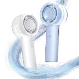 2026 W03 High Speed Spraying Handheld Fan Strong Wind Force Portable and Lightweight Fan Brushless Motor Low-noise Sleek Design Fan