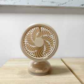 F69 Popular Multi-function Practical Desktop Fan Automatic Oscillating Flip up and Down 90° Fan with Night Light Quiet Operating Fan