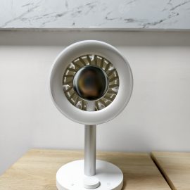 F71 Latest Popular Minimalist Design Desktop Fan Automatic Oscillating Fan with Digital Display Portable Multi-scenario Usable Fan